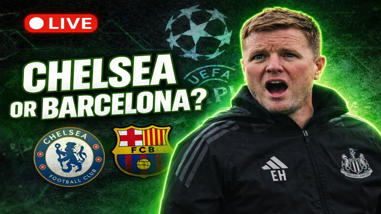 Champions League DRAW! Chelsea or Barcelona? NUFC News.