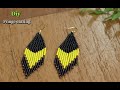 How To Make Seedbeads Fringe Earring | Native American Style Earring | DIY #Fringe #HowToMake #Beads