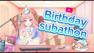 SUBATHON BIRTHDAY STREAM!!! @christach.