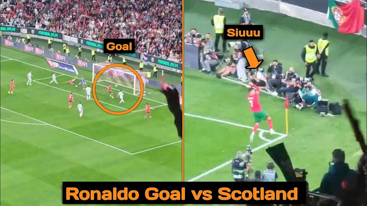 Ronaldo Goal vs Scotland | Portugal 2-1 Scotland