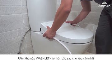 Hướng dẫn lắp đặt nắp rửa điện tử Washlet TOTO chỉ trong 5 phút