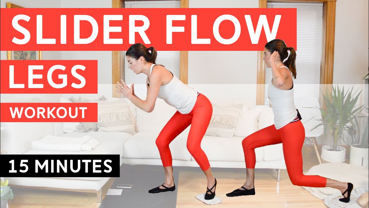 Slider Leg Workout Flow (15 Mins) 