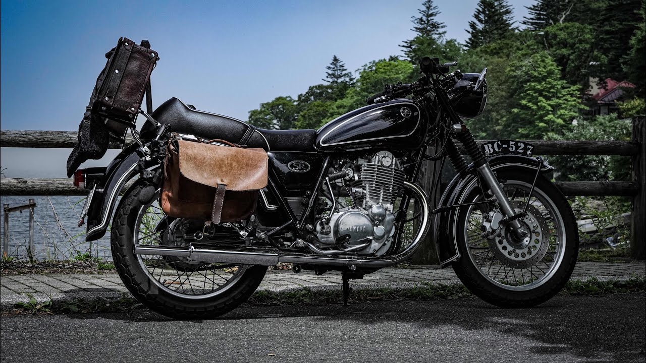 カスタムしたSR400でノスタルジックなバイク旅 【志賀草津道路】 - YouTube