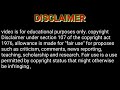 Best disclaimer for youtube