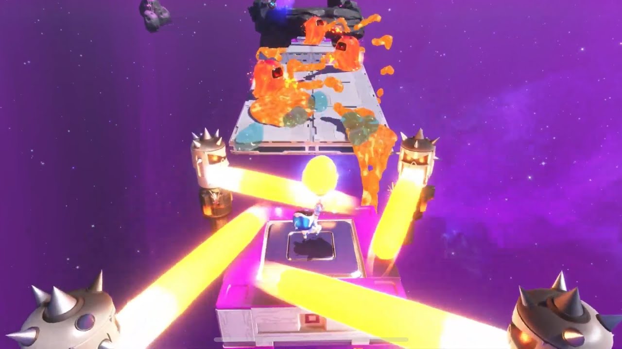 Astro Bot HARD LEVEL Lost Square Void Challenges