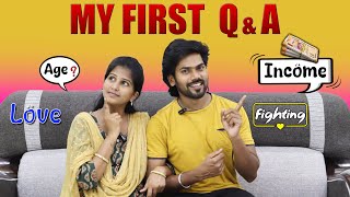 My First Q & A || Bava Mardal Q and A || Ravivarma Q & A || Santhoshivarma Q & A || Lovely Couple