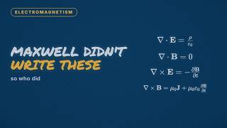 Maxwell Never Wrote Maxwell's Equations