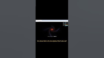 "Galaxy Effect – Interactive 3D Animation!" | Three.js | WebGL #threejs #webgl #opengl #3dgraphics