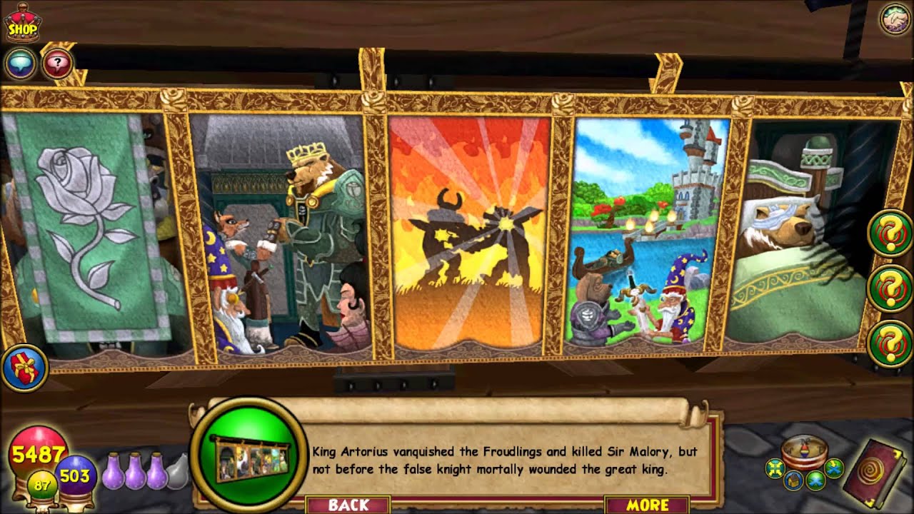 Wizard101 THE STORY OF ARTORIUS YouTube