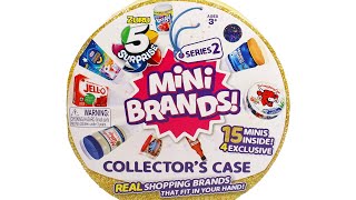 Zuru 5 Surprise Mini Brands Series 2 Collector's Case Claire's Exclusive Unboxing Review