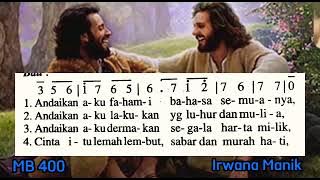 Madah Bakti 400 // AJARILAH KAMI TUHAN, BAHASA CINTA KASIH // Lagu Kamis Putih