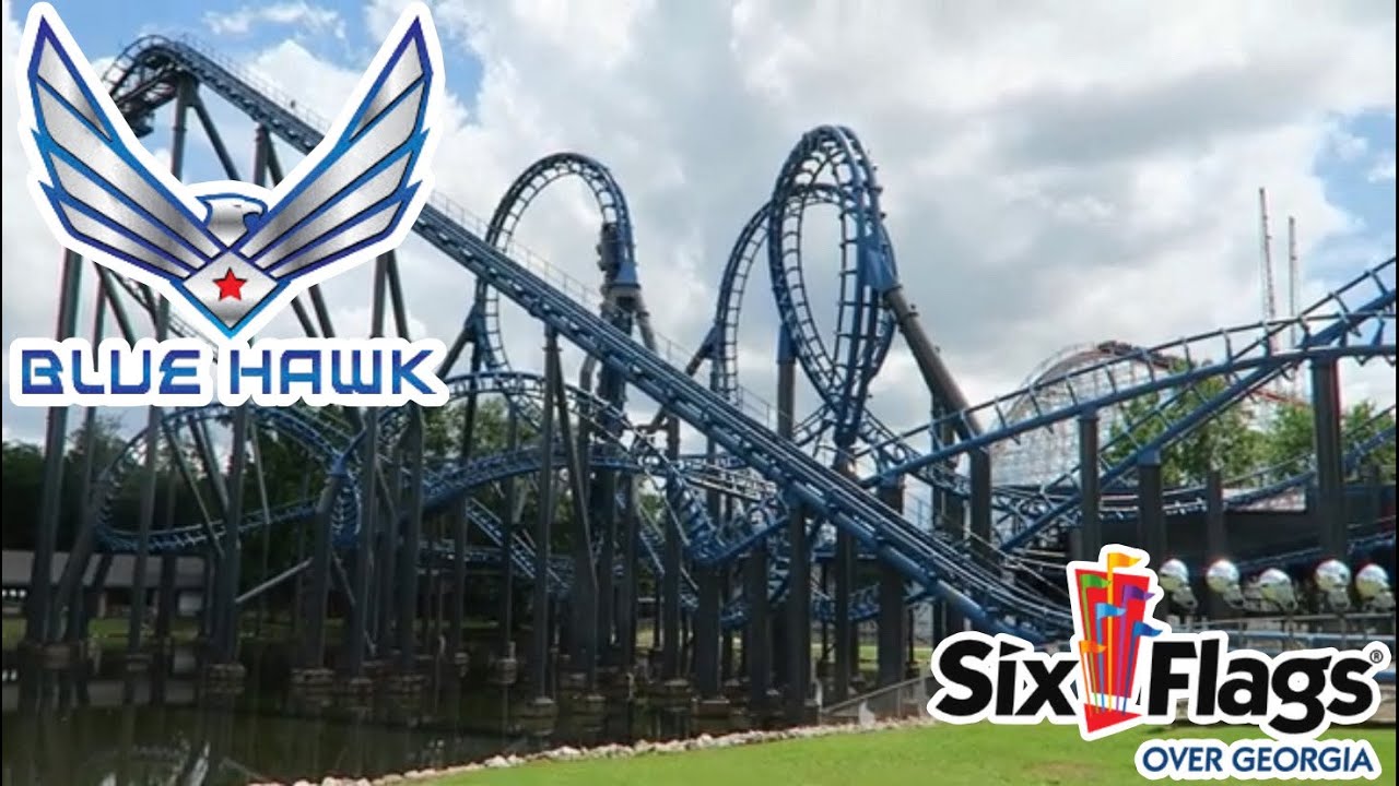 Blue Hawk (POV) 4K-Six Flags Over Georgia - YouTube