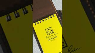 Handmade Genuine Leather Notepad Cover | Personalized Saddle-Stitched#HandmadeLeather#DIYLeather screenshot 4