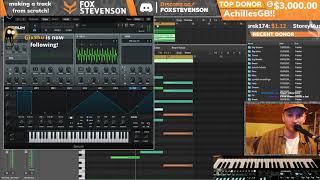 Drum and Bass from scratch - Fox Stevenson Production Stream [Part 7]