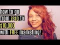 How to Make $10000 a Month Online with FREE Marketing!