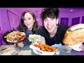 SHE REVEALS MY BIG SECRET!! (MUKBANG with BOBBY & FRANNY)