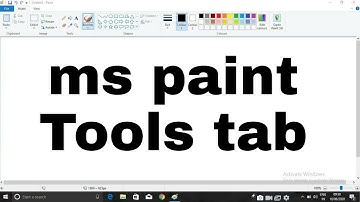 ms paint tools tab