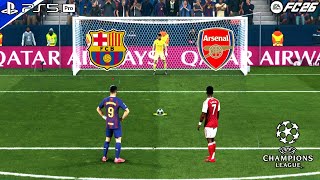 EA FC 26 - Arsenal Vs Barcelona | UEFA Champions League | Penalty Shootout [PS5 Pro 4K] screenshot 3