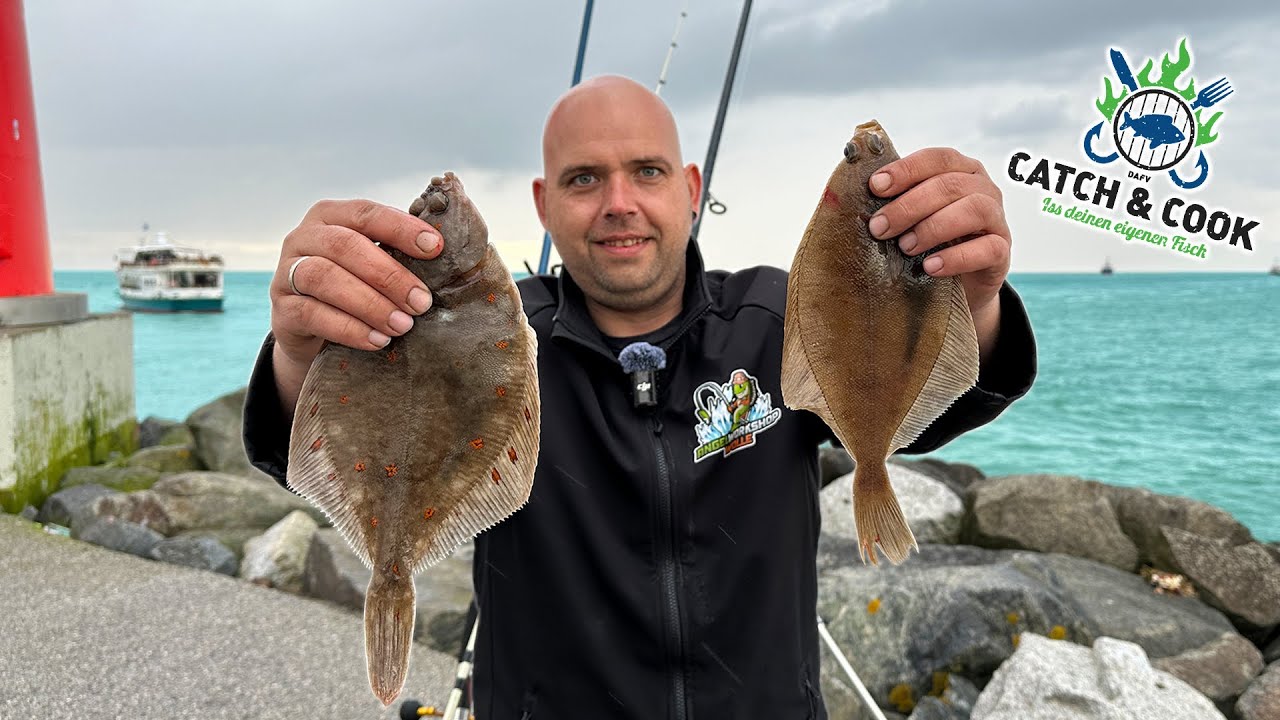 Gibt es noch FISCH in der OSTSEE?! Angeln auf Plattfisch | inkl. Catch & Cook