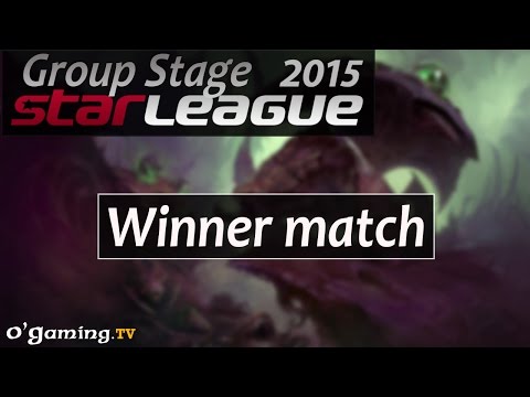 Winner match - StarLeague Season 3 - Group Stage - Groupe A (Group Classic) - 04/09/15