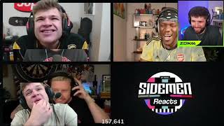 Jynxzi Once Again reacts to Zerkaa Reacting To The Sidemen About Him