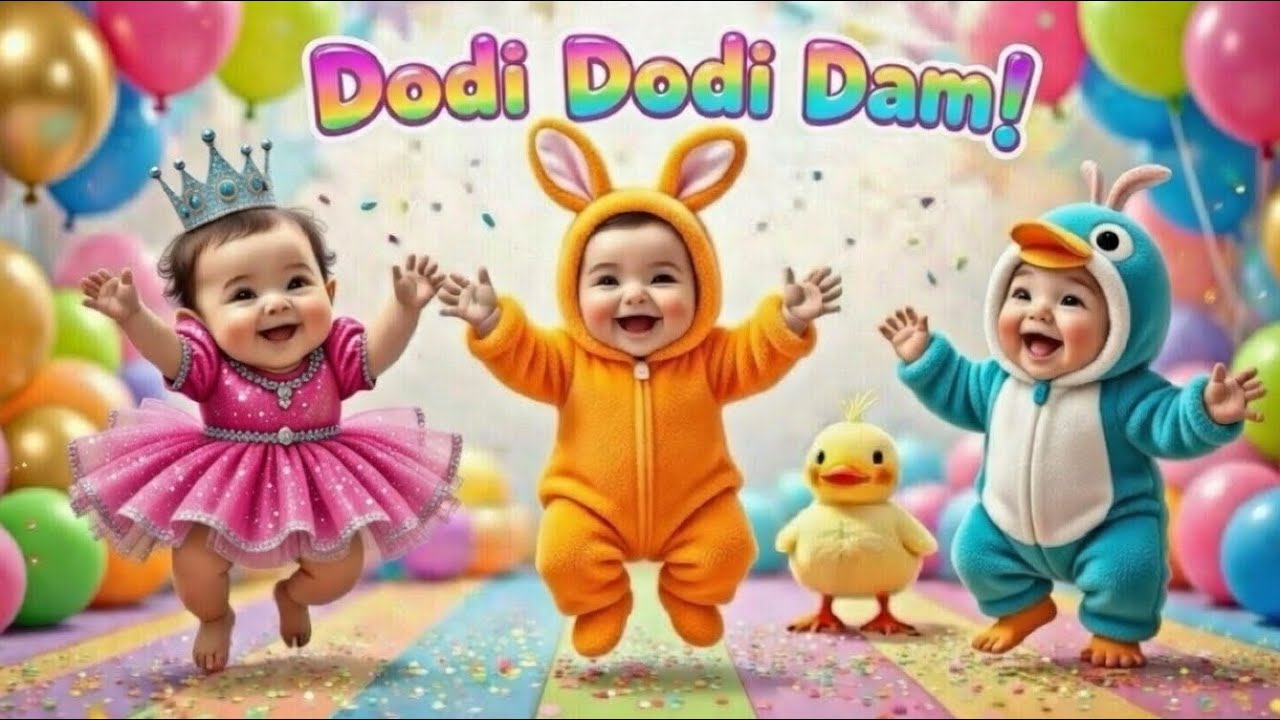 Dodi Dodi Dam Dam Song I  Baby Dance | Adorable Kids Dancing on Dudi Dudi Dam | DreaminWorld
