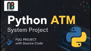 Famous Python Banking App Tutorial | ATM Simulation with Source Code Profile
