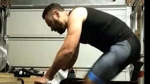 Performing a ramp test to ascertain Vo2 max power! #cycling #fitness #middleage