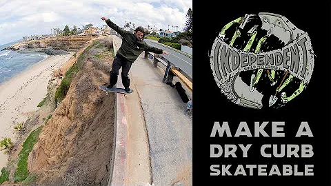 Build To Grind: How To Make A Dry Curb Skateable w/ Ace Pelka & Rhino