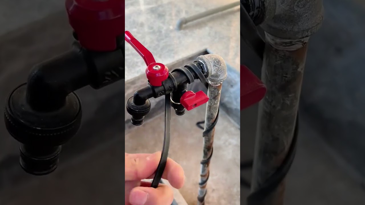 The problem of preventing outdoor water pipes and faucets from freezing has been solved