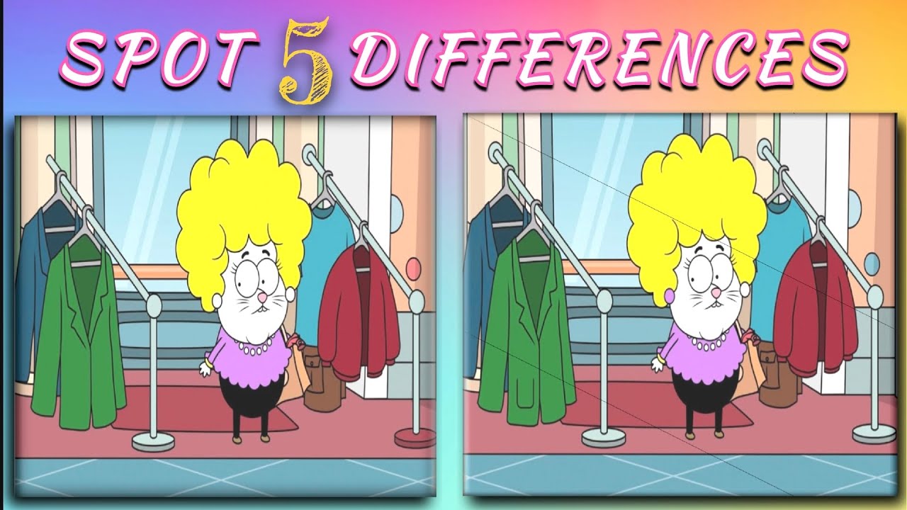 SPOT THE DIFFERENCE || Find The 5 Difference || Spot Puzzle #4 || Play ...