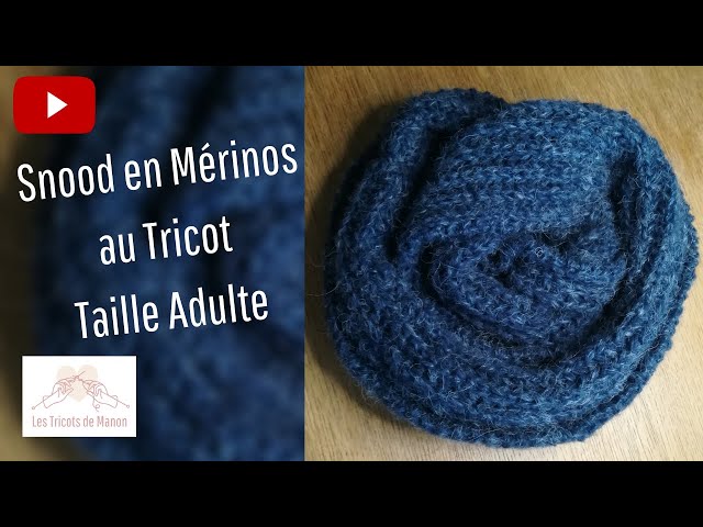 Modèle snood tricot facile à tricoter — WoolKiss