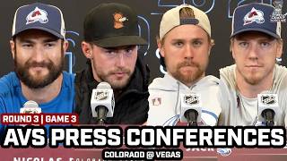 Nicolas Roy & Avs on Desperation to Win, Problems in Games 1 & 2 + More Before Game 3 @ Vegas