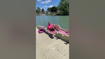 Exiting a kayak with bad knees