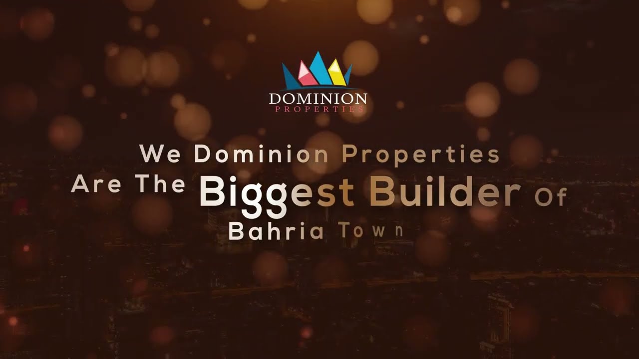 Dominion PropertiesBahria Town KarachiThe Biggest and Most trusted Builder YouTube