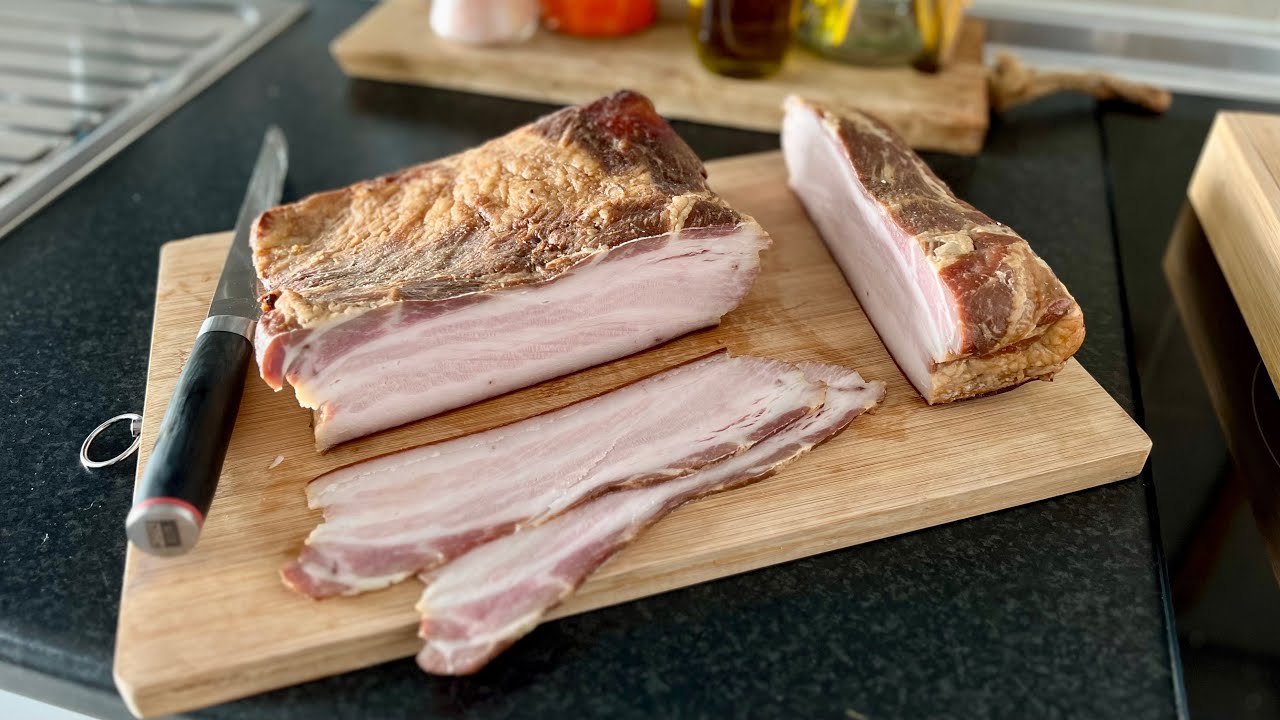 BACON Pancetta Inglese fatta in casa YouTube