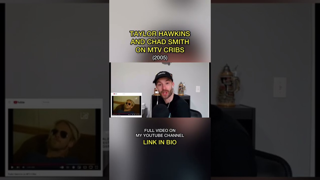 Taylor Hawkins and Chad Smith on MTV Cribs (2005) YouTube