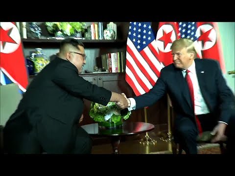 Trump, North Korea's Kim come together for momentous summit