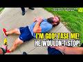 Bodycam: Man Says “I’m God” Before Police Taser Him During Wild Arrest