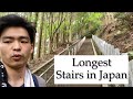 Climbing Up The Longest Stairs In Japan; 3333 stairs