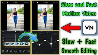 Slow Motion Video Editing In VN App | slow motion video kaise banaye | slow and fast video editor screenshot 4