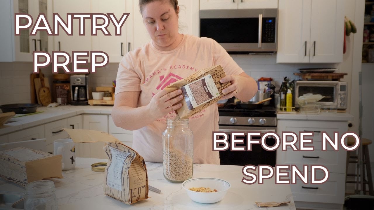 Ведение домашнего хозяйства в большой семье | Как запастись продуктами перед месяцем без трат (ПО...