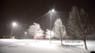 1-15-17 Amarillo Snow Storm (Huge Flakes)