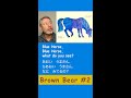 #2 - "Brown Bear, Brown Bear, What Do You See?" by Eric Carle - ブライアン先生の英語絵本読み聞かせ #shorts