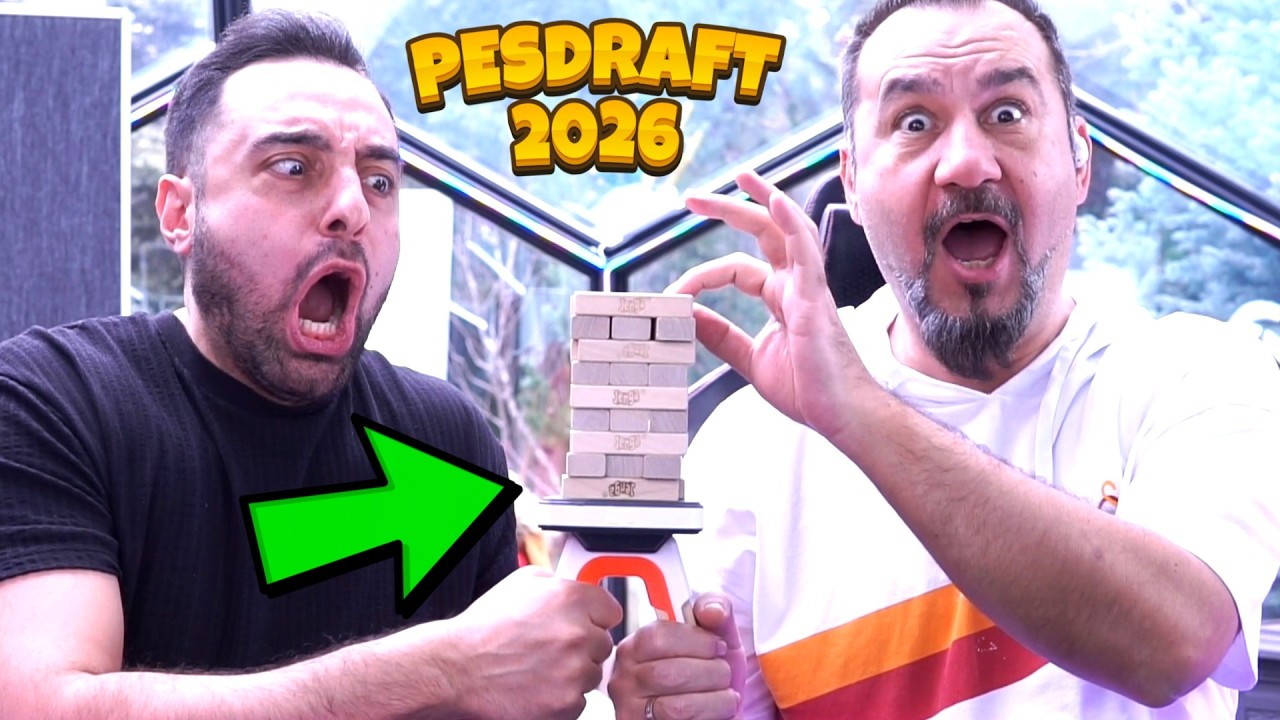 HAREKETLİ JENGA CHALLENGE 😱 108 MESSİ ! +5 GOL ! PESDRAFT 2026 @SeseGel
