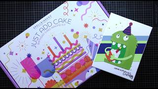 Spellbinders Just Add Cake Birthday Card Making Kit: Chompster Card Tutorial!
