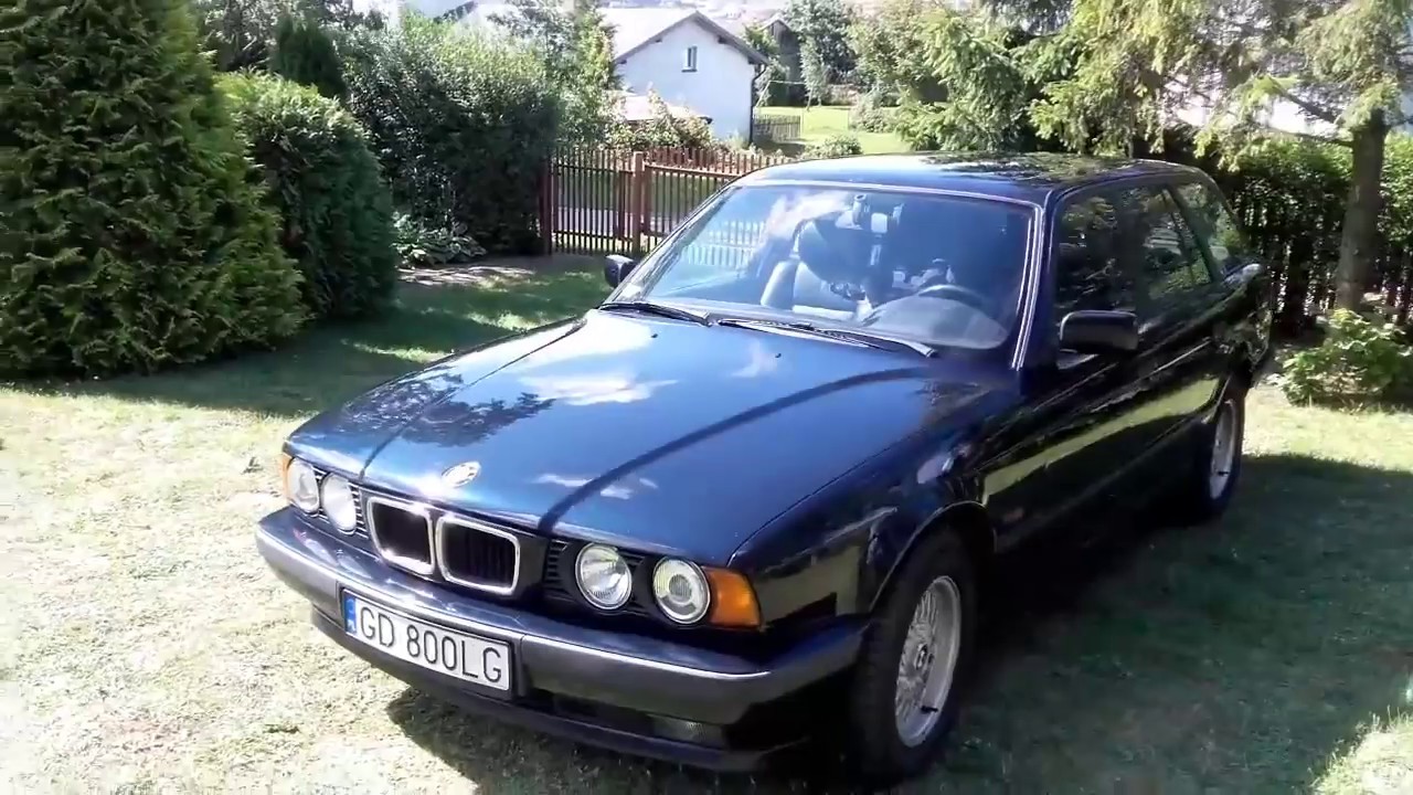 BMW E34 Touring after car detailing YouTube