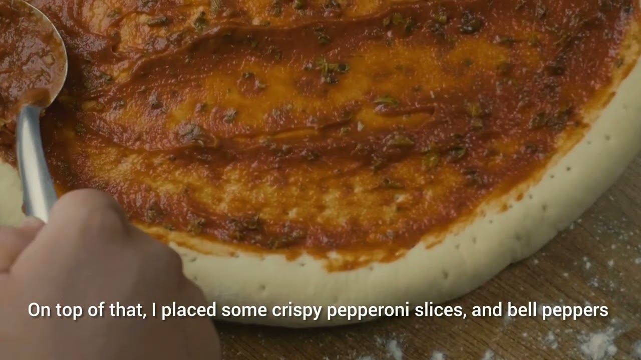 Cheesy Pepperoni Pizza Perfection! 🍕