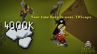 The Biggest Risk Fight of my PKing Career (4,000,000,000 GP)