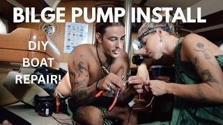 How We Installed Our Bilge Pump | Johnson Pump Wiking Power 16 – Boat Life DIY!